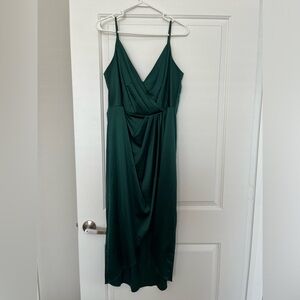 DB STUDIO Dark Green Bridesmaid/Holiday/Formal Dress size 14
